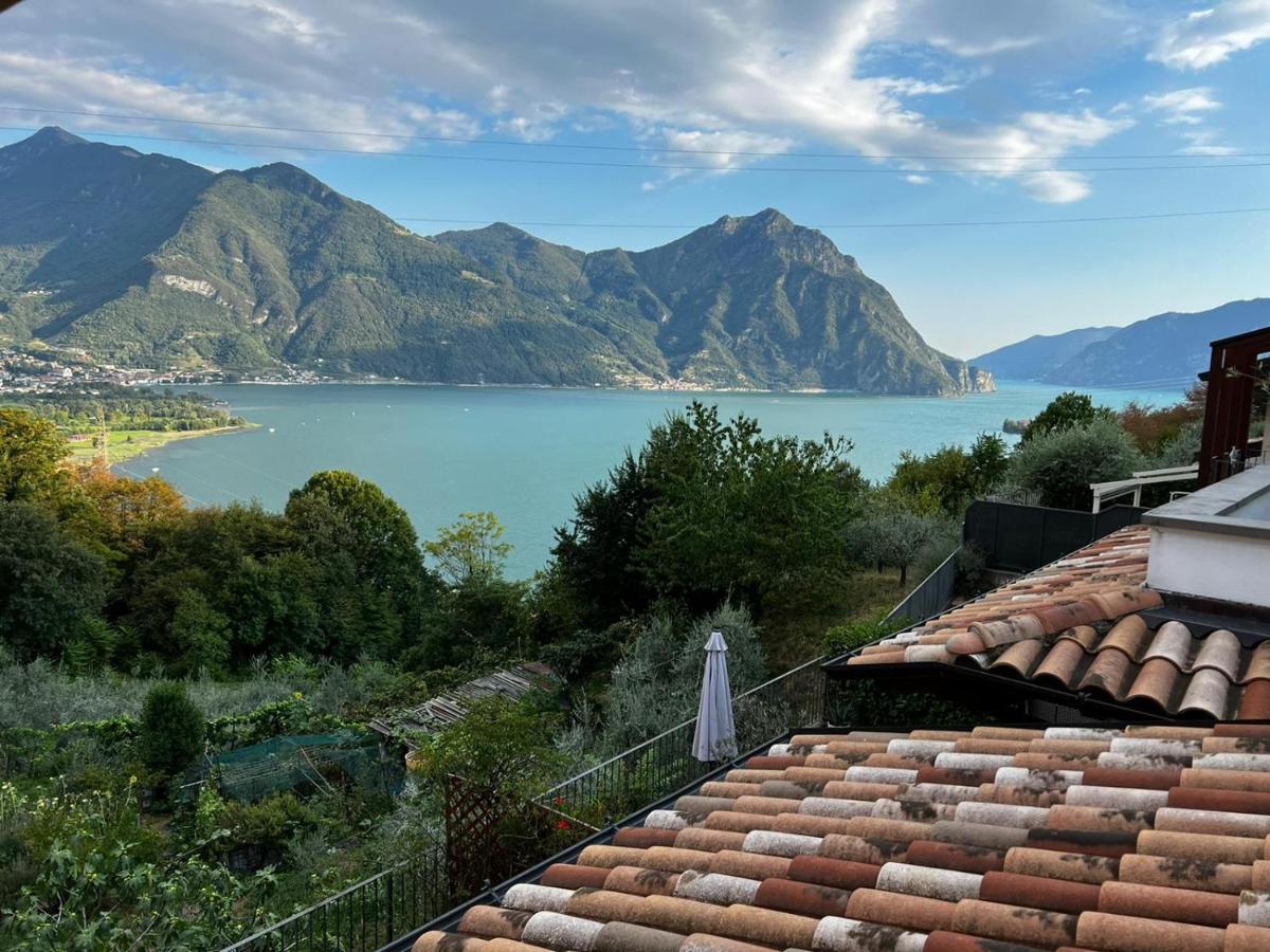 Iseo Lake Villa Con Vista Lago E Piscina 코스타 볼피노 외부 사진