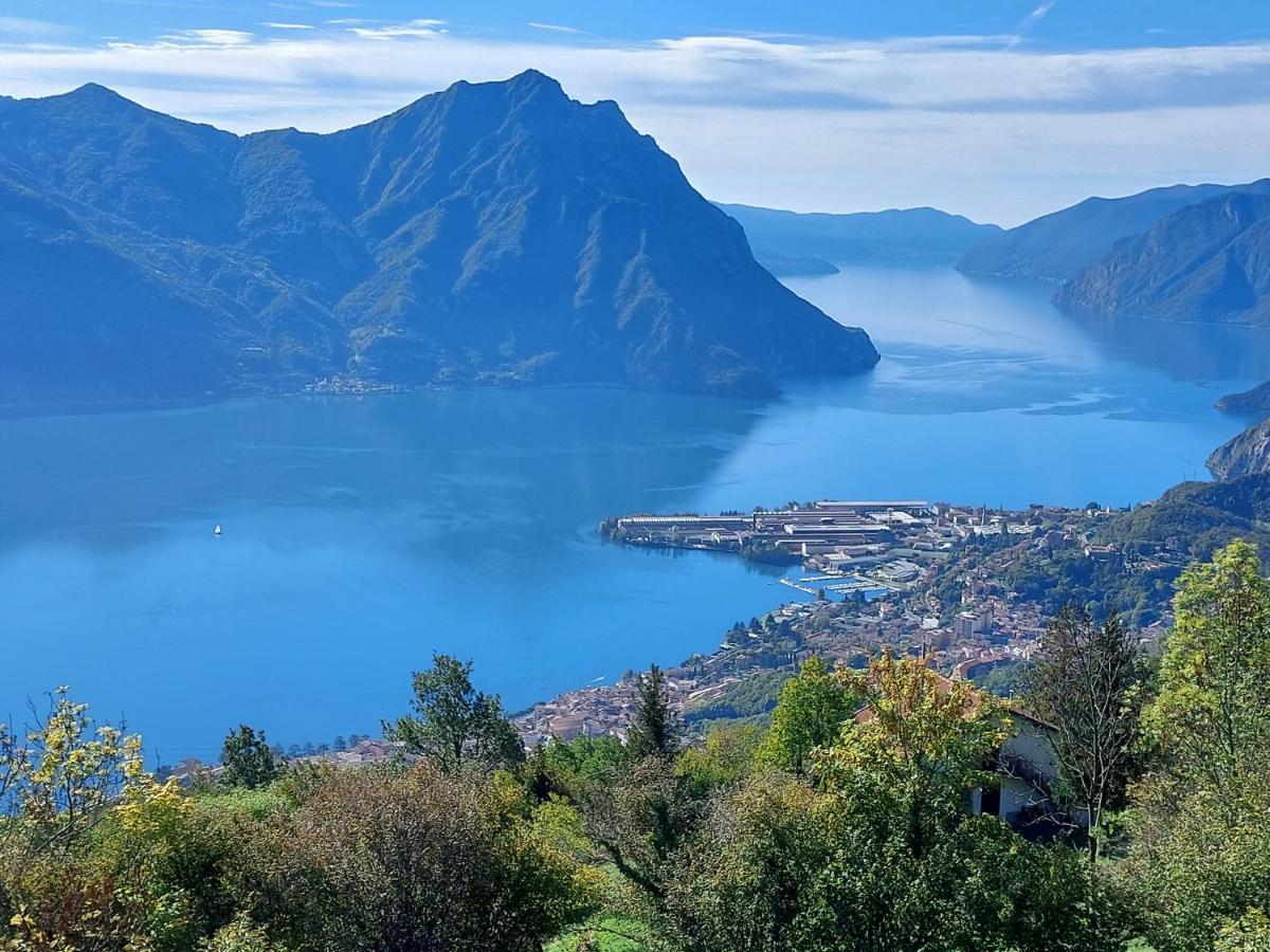 Iseo Lake Villa Con Vista Lago E Piscina 코스타 볼피노 외부 사진