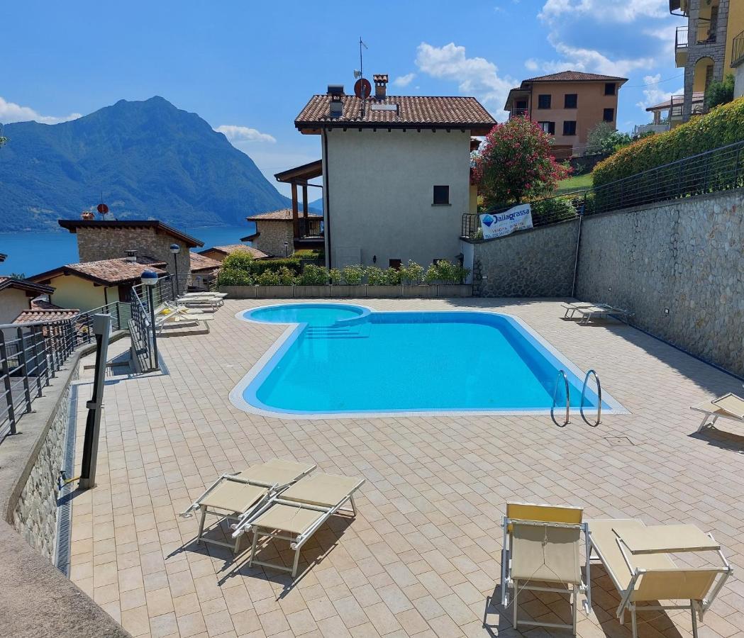 Iseo Lake Villa Con Vista Lago E Piscina 코스타 볼피노 외부 사진