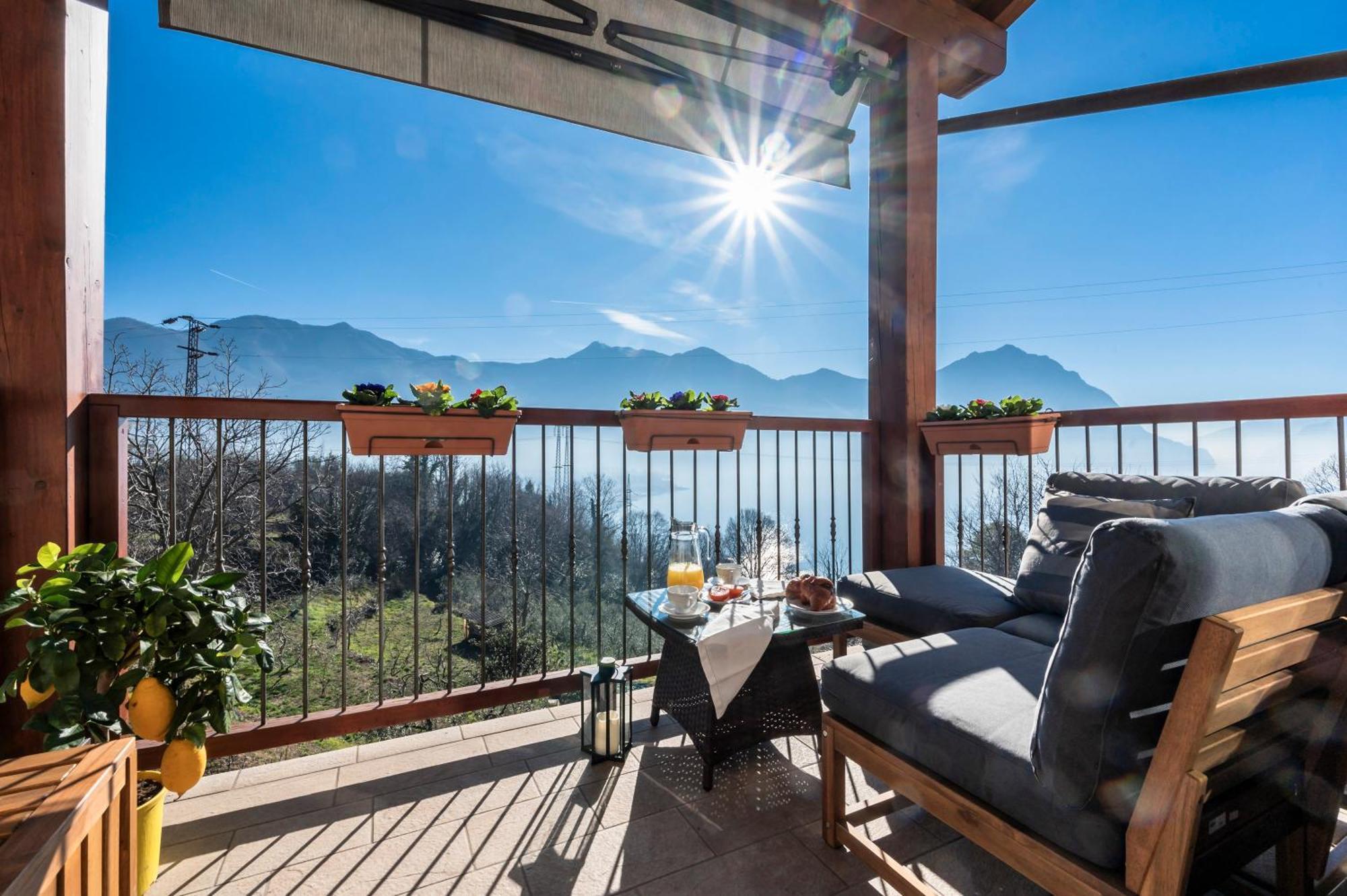 Iseo Lake Villa Con Vista Lago E Piscina 코스타 볼피노 외부 사진
